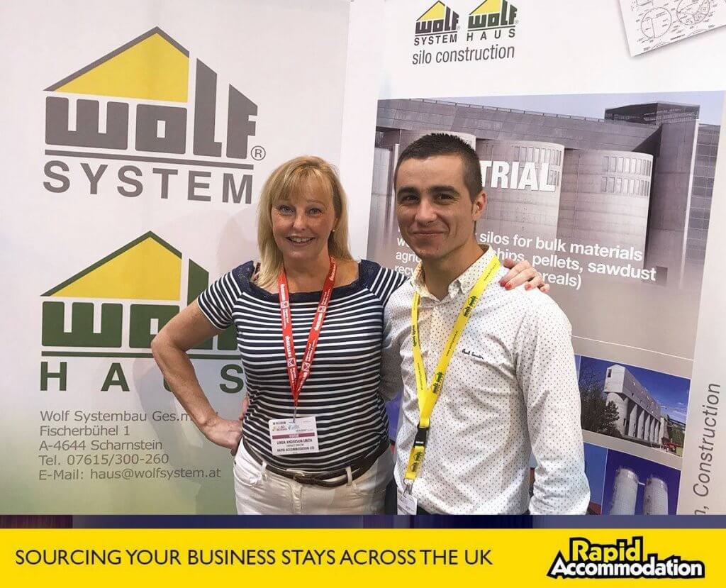 Our Director Linda catches up with Wolf Systems at ADBA World Biogas Expo 2017