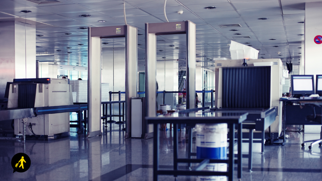 How to catch a flight: airport security scanners.