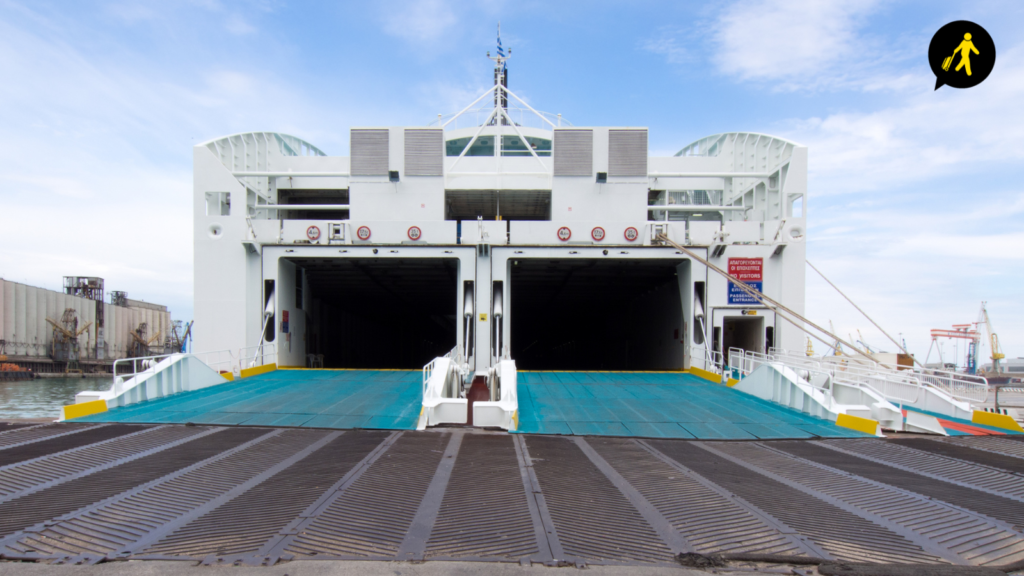 ferry vehicle loading doors