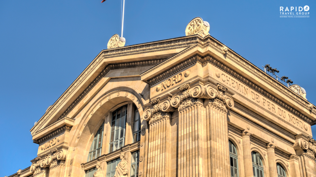 Paris Gare du Nord train station.