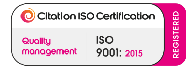 The ISO:9001 icon for our accreditation