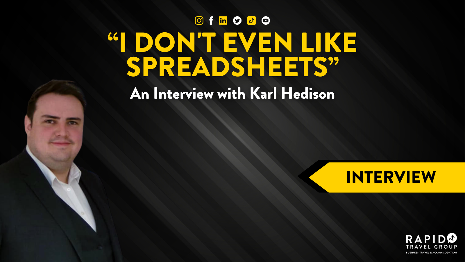 "I don't even like spreadsheets": An Interview With Karl Hedison