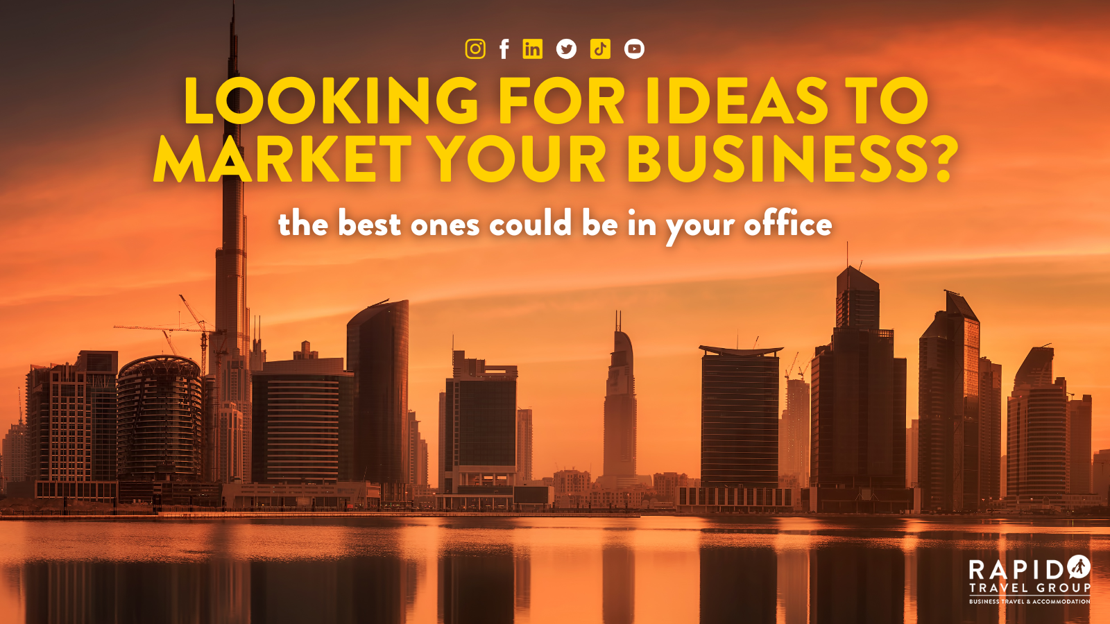 Looking for ideas to market your business? the best ones could be in your office