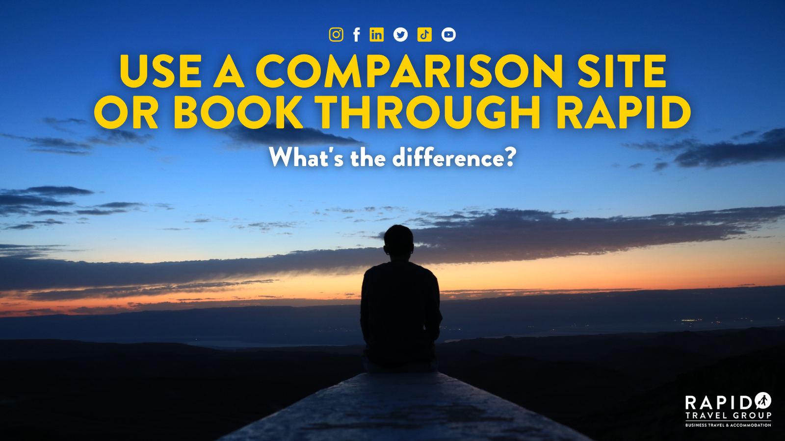 use a comparison website or book through Rapid - what's the difference?