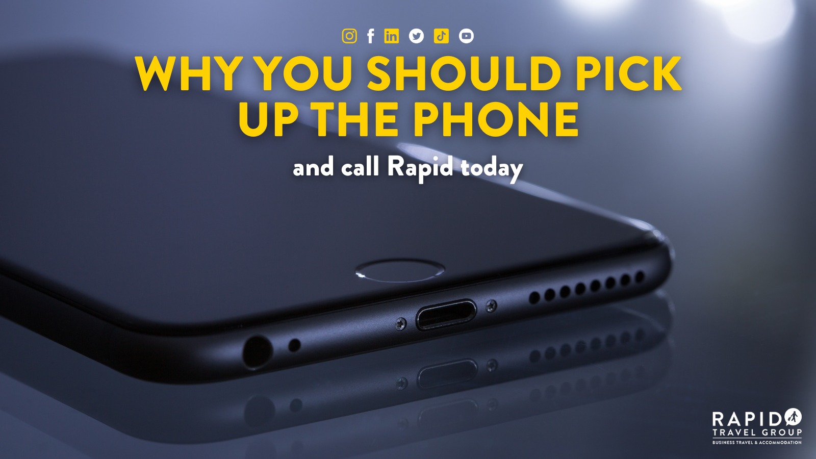 why you should pick up the phone and call Rapid today