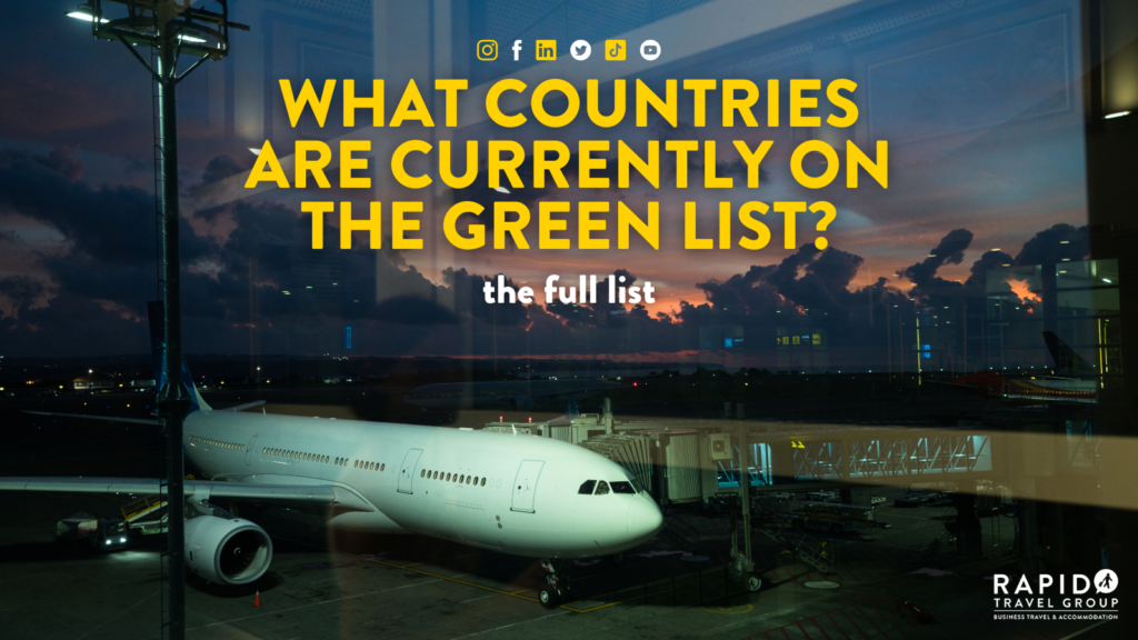 What countries are currently on the green list?