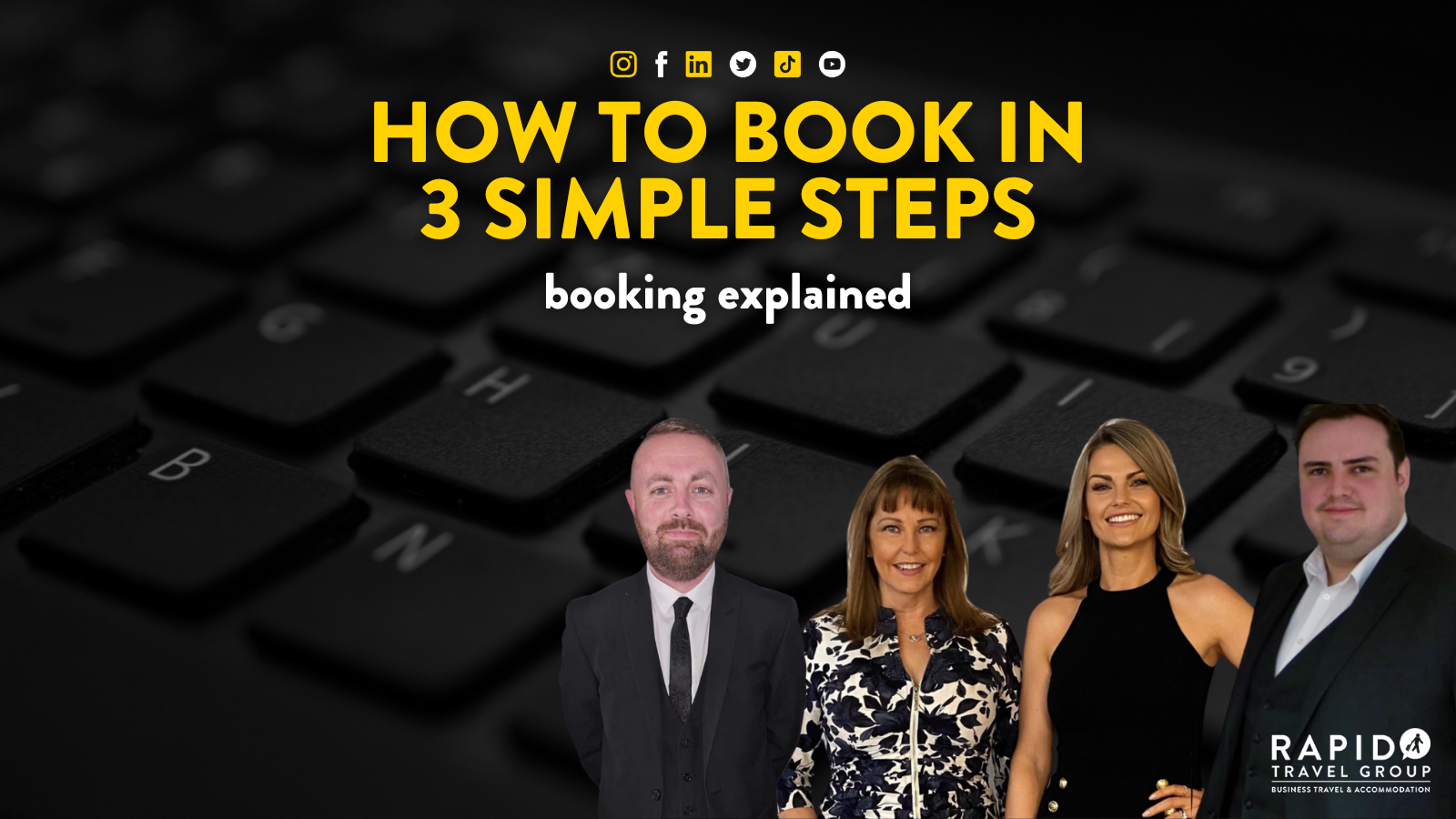 How to book in 3 simple steps