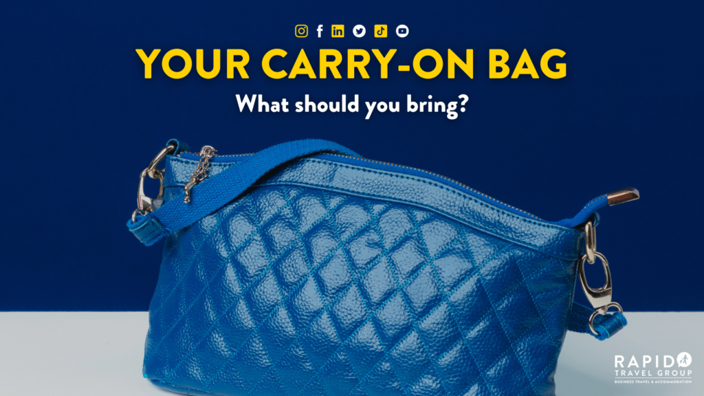 Your carry-on bag: what should you bring?