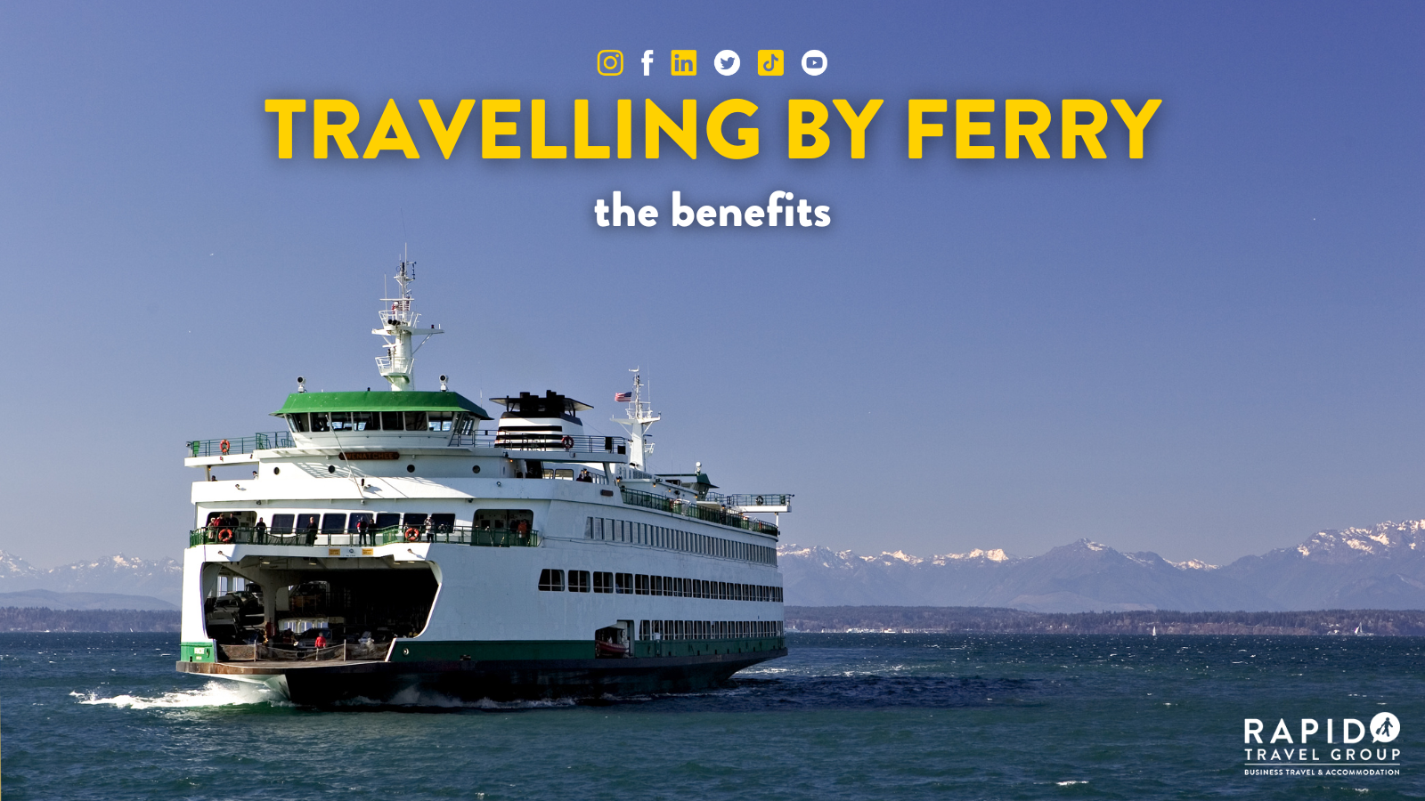Travelling by ferry: the benefits
