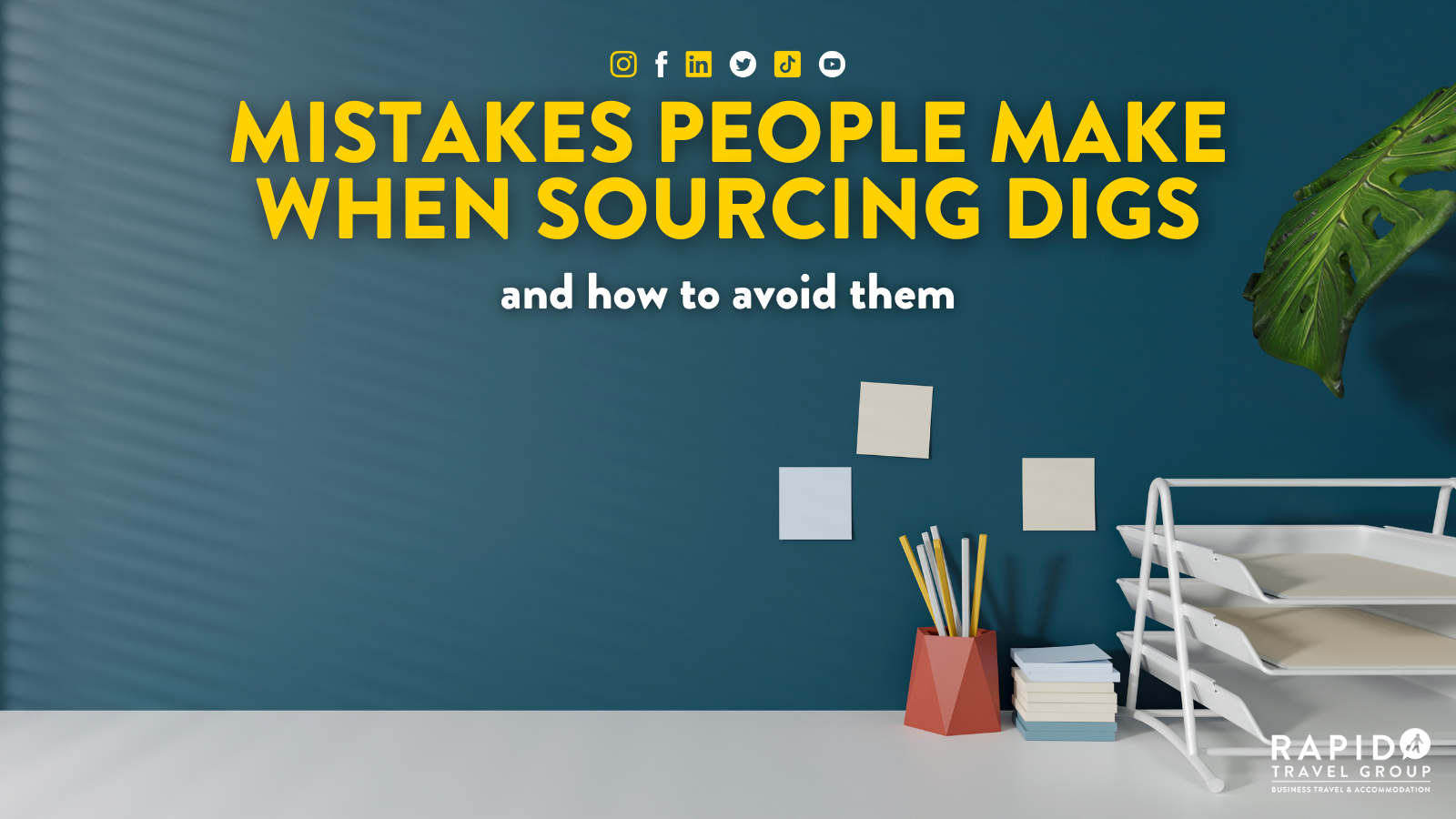 Mistakes people make when sourcing digs and how to avoid them
