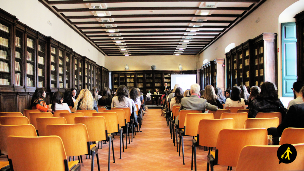 An example of business events held in a library.